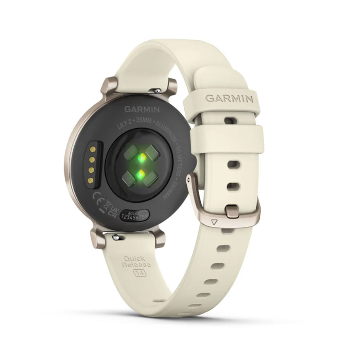 Garmin Lily 2 Sport GPS Smartwatch with Band for Women Cream Gold