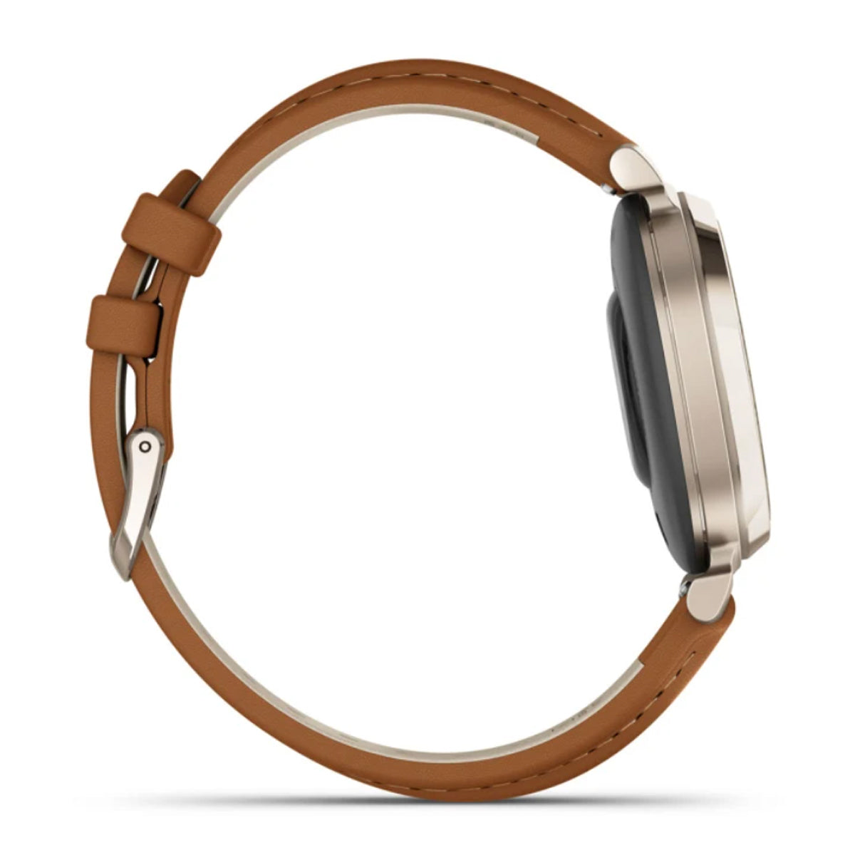 Garmin Lily 2 Classic Sport GPS Smartwatch with Band for Women Cream Gold