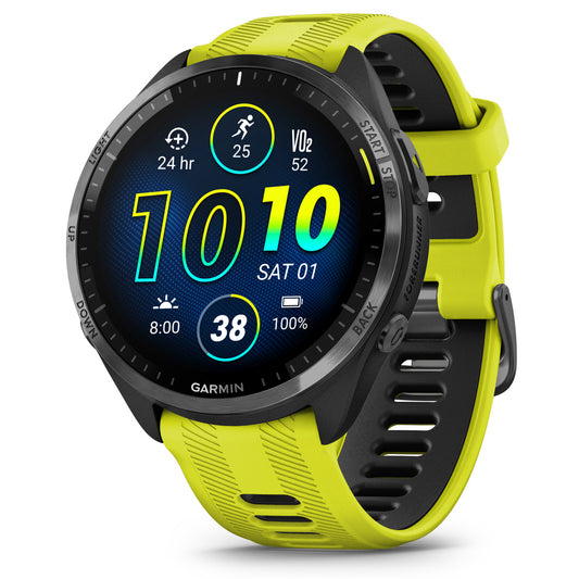 Garmin Forerunner 965 Multisport GPS Smartwatch, Amp Yellow/Black