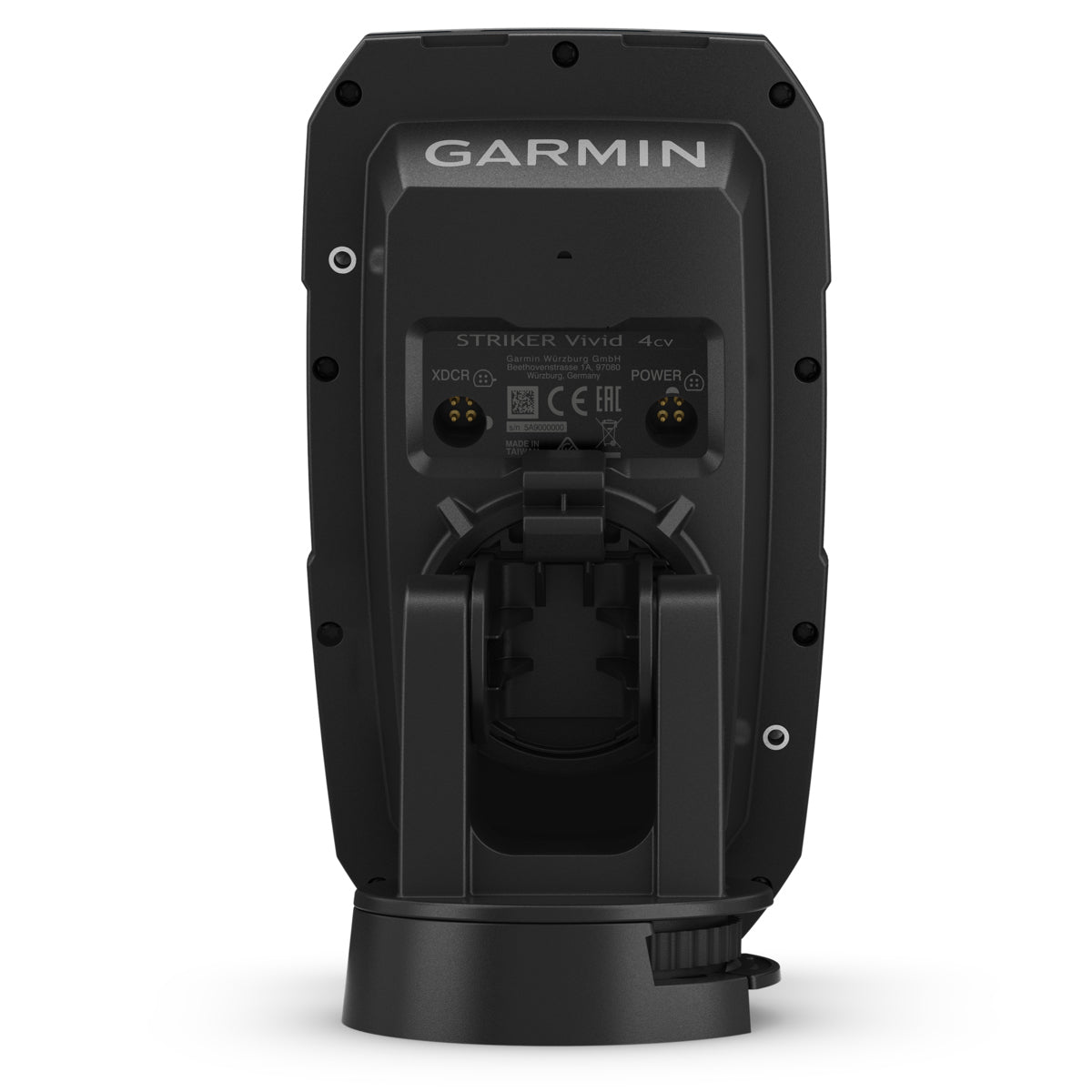 Garmin STRIKER Vivid 4cv 4" GPS Fishfinder with GT20-TM Transducer and Quickdraw Contours Mapping Software
