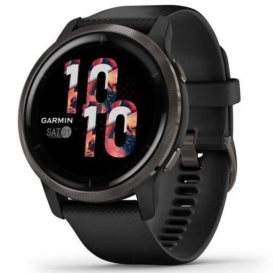 Garmin Venu 2 45mm GPS Smart Watch, Black/Slate