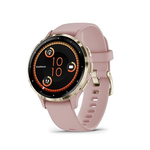 Garmin Venu 3 Silver Stainless Steel Bezel AMOLED Touchscreen Display Smart Watch