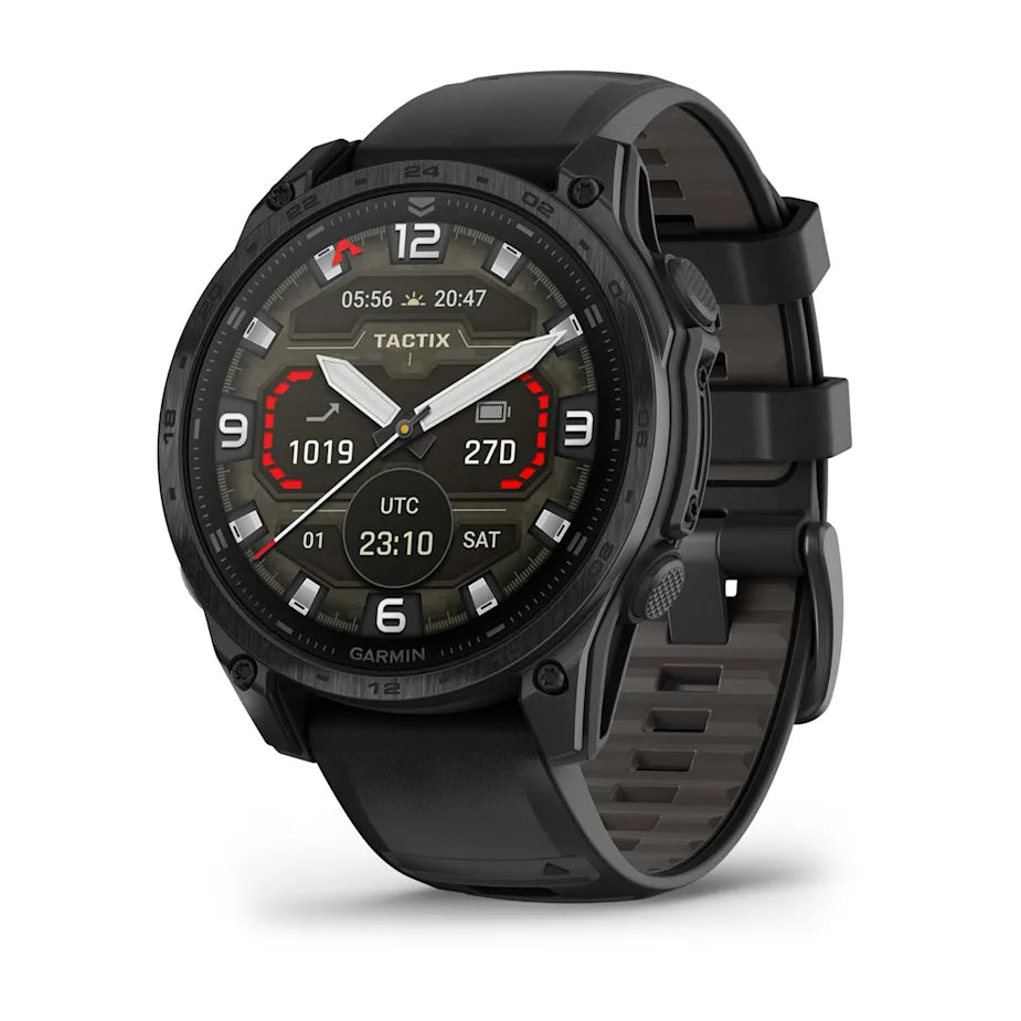 Garmin tactix 8 47mm, AMOLED Display, Premium Tactical GPS Smartwatch, Includes Applied Ballistics Ultralight™ Solver