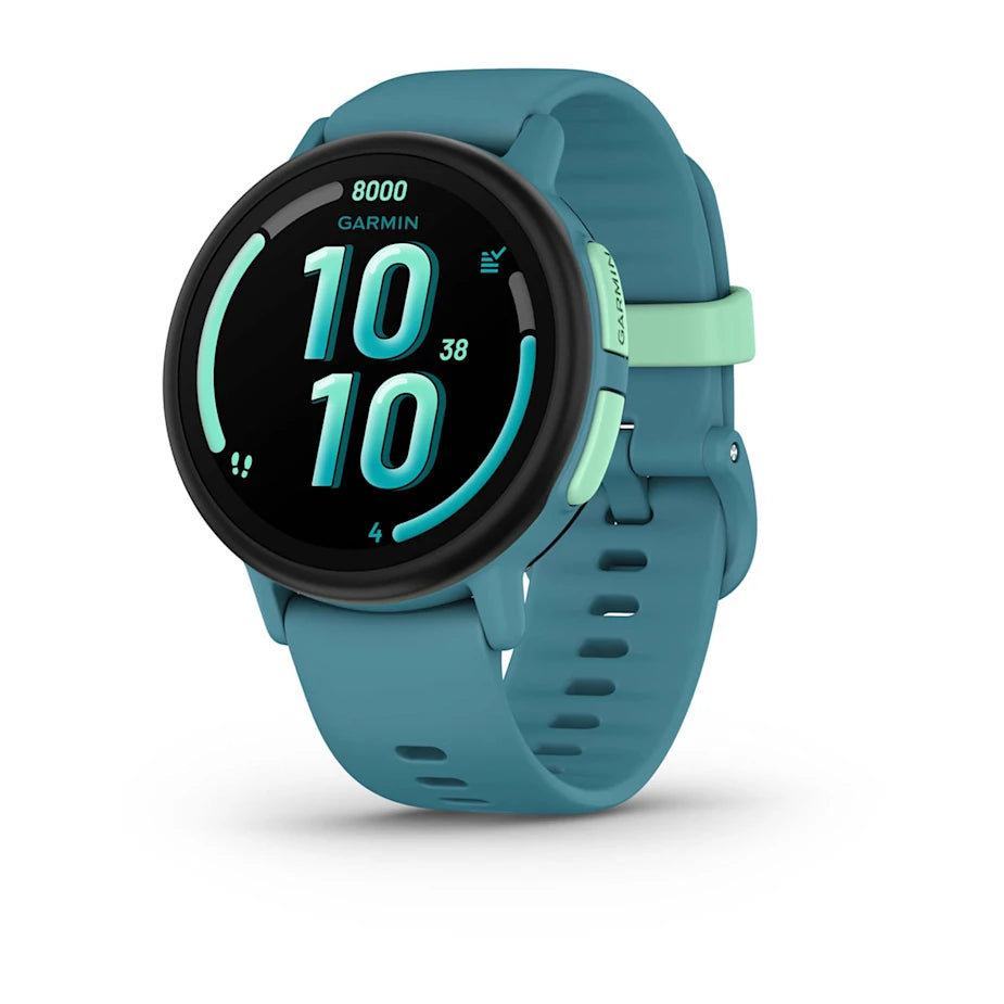 Garmin Bounce 2, Kids Smartwatch with Calling, Messaging and Location Tracking Features, Turquoise