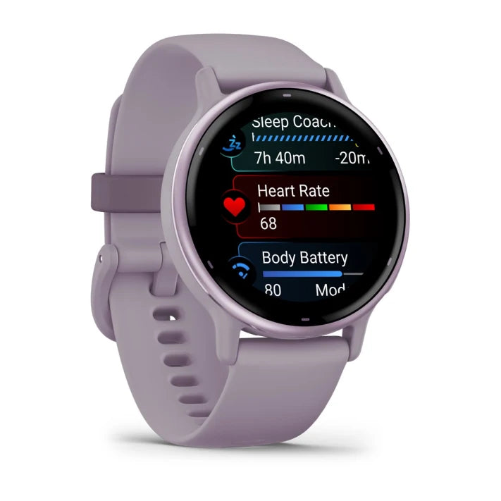 Garmin vívoactive 5, Health and Fitness GPS Smartwatch, AMOLED Display, Up to 11 Days of Battery, Orchid