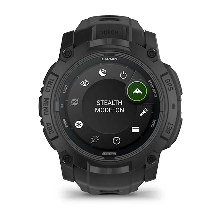 Garmin Instinct 3 Tactical Edition, 50mm, AMOLED Display, Rugged Outdoor GPS Smartwatch
