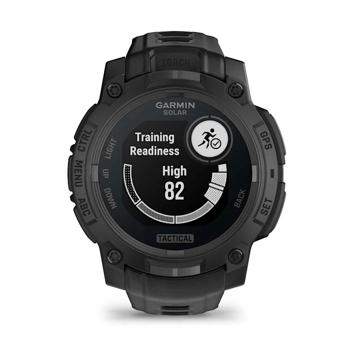 Garmin Instinct 3 Tactical Edition, 45mm, Solar Charged Display, Rugged Outdoor GPS Smartwatch