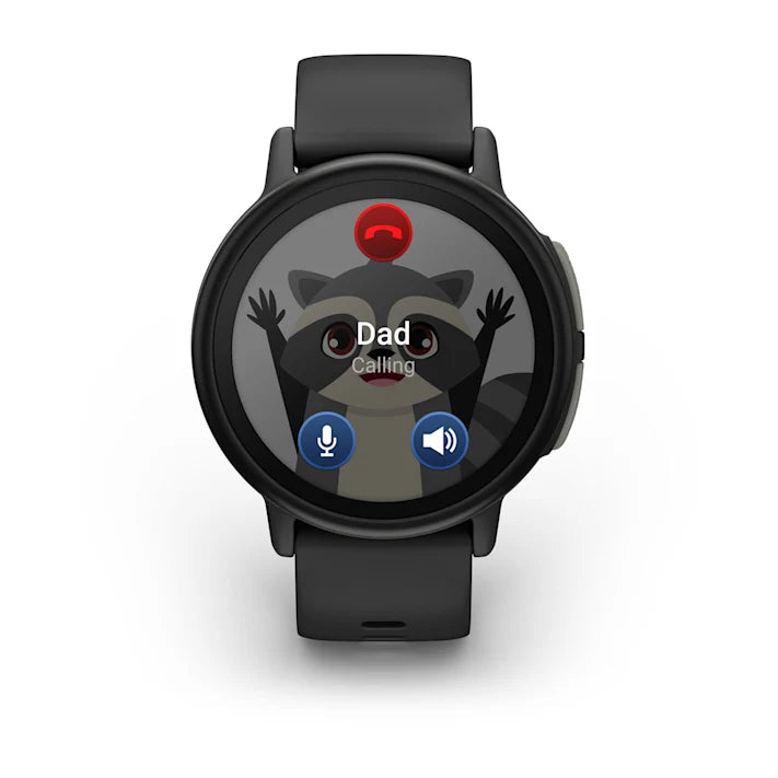 Garmin Bounce 2, Kids Smartwatch with Calling, Messaging and Location Tracking Features, Slate Gray